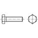 TOOLCRAFT 128459 Zeskantbout M12 130 mm Buitenzeskant DIN 933 Staal 50 stuk(s)