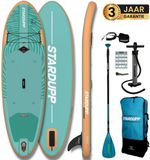 Stardupp Tripp SUP Board – Opblaasbaar – Voor Kinderen & Jongvolwassenen – Complete Set – 275x78cm – Max. 100KG – Inclusief Pomp, Peddel & Rugzak