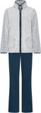 Pastunette Huispak Nordic Bloom Fleece/Badstof Blauw Rits Maat 50