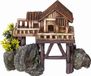 Nobby Aqua Deco Huis met Planten - 23 x 12,3 x 17 cm