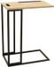 Home Deco Factory Bijzettafel - Hout - Metaal - Zwart - Rechthoek - Scandinavisch & Basic