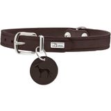 Hunter Hondenhalsband Aalborg Bruin Maat 43: 32 - 38 cm / 16 mm