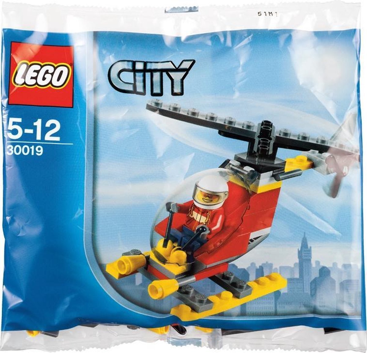 lego 30019 - brandweer helikopter - zak - polybag