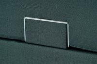 TEMPUR Matrashouderset D voor vrijstaand systeemframe, chroom, 6 stuks