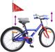 vidaXL Vélo enfant 18 pouce Bleu foncé