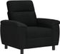 vidaXL Sofa Noir 95 x 90 x 95 cm Tissu