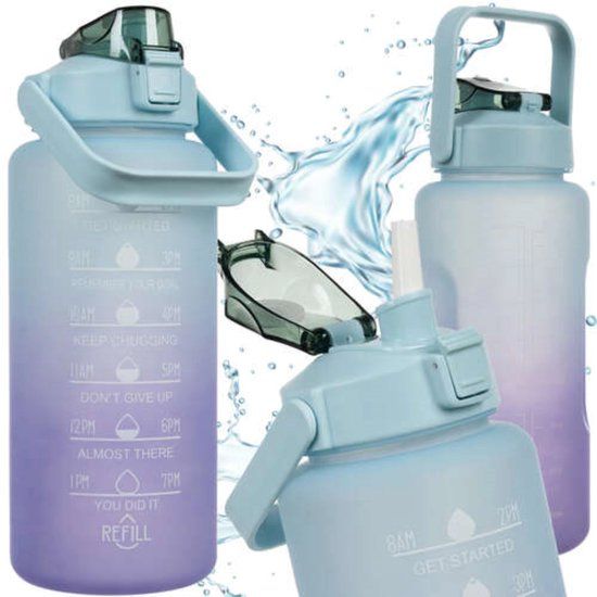 Trizand Waterfles 2L Paarsblauw