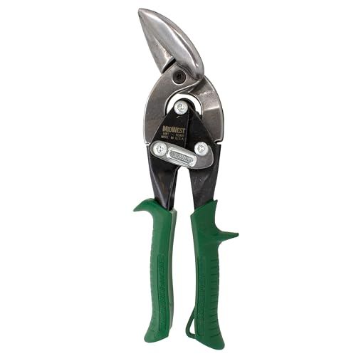 MIDWEST Luchtvaart Snip - Rechts gesneden Offset Tin Snijschaar met Gesmeed Blade & KUSH'N-Power Comfort Grips - MWT-6510R