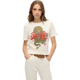 Superdry Tokyo T-shirt met vintage logo en relaxte pasvorm - Dames