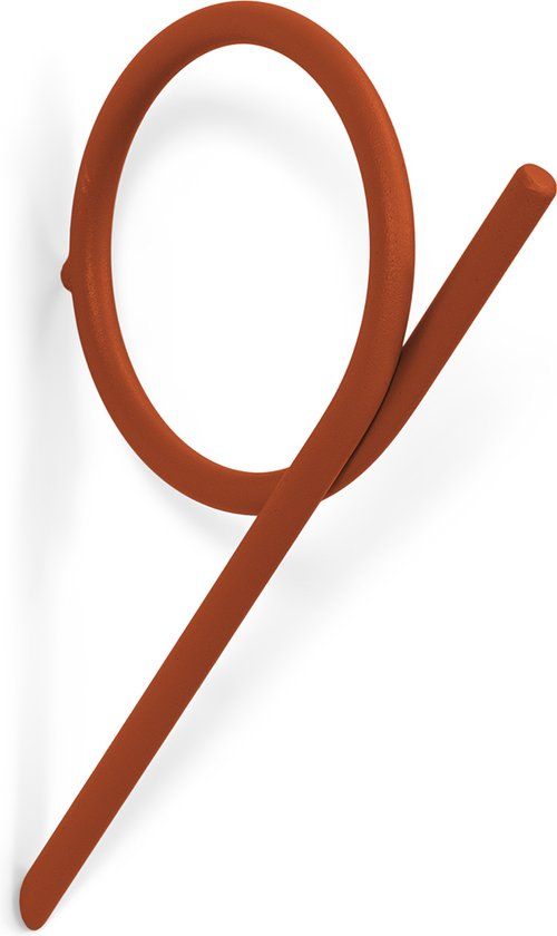 Spinder Design Tuba S Wandkapstok - Tuscan Terra - Metaal