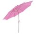 Mendler Parasol N19, tuinpapier, diameter 3 meter, kantelbaar, polyester/aluminium, 5 kg, kleur: lila
