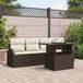 Prolenta Maison Exclusive Tuinbankkussens Bruin Polyrotan