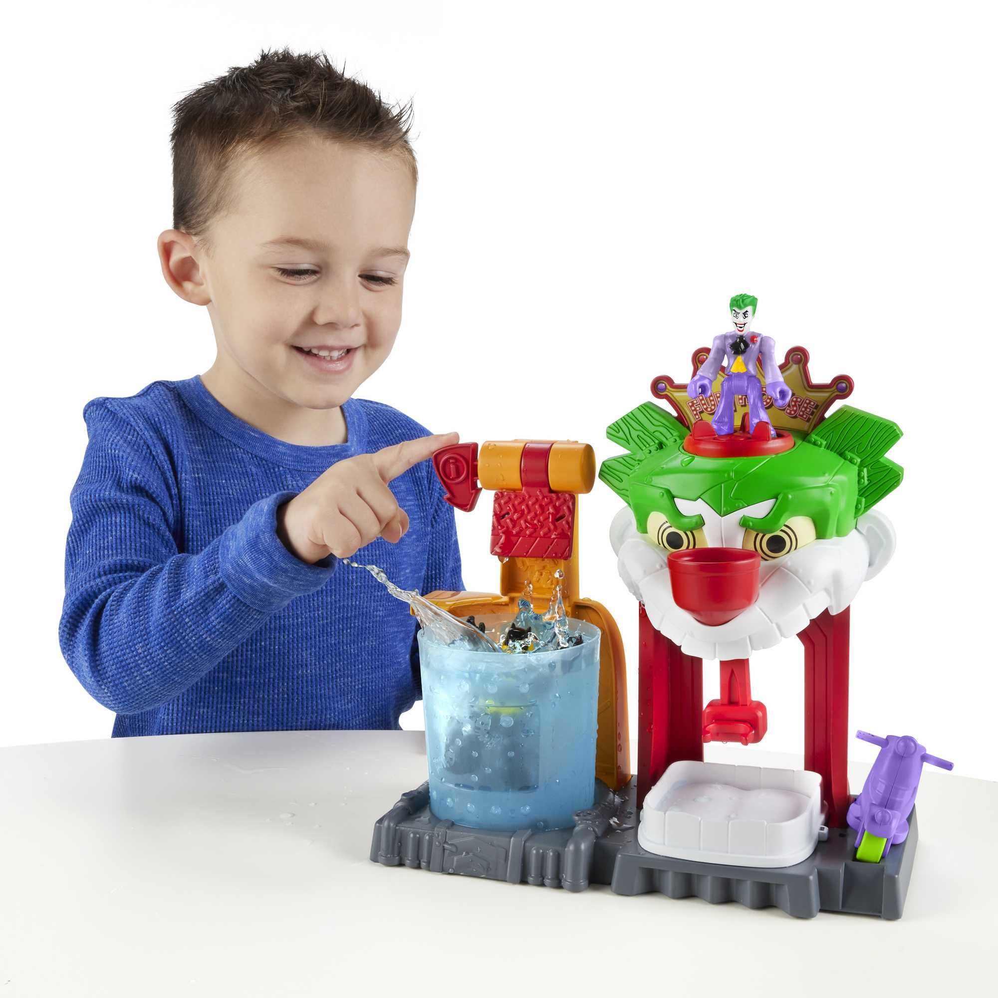 Fisher-Price Imaginext DC Super Friends Color Changers De Joker Lunapark