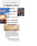 The Bold and Holy Magazine