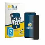 BROTECT - privacy screenprotector voor Invens NOTE TK02 - Folie Beschermfolie Blauwlichtfilter 2 Stuks