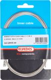 Merkloos / Sans marque Elvedes rem binnenkabel 2250mm V-nippel 6412RVS-49 Zwart RVS Stadsfiets