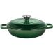 SILVERCREST Premium gietijzeren serveerpan, Ø 25 cm. (Groen)