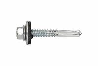 Index AUTO16532 balkschroef, 5 zeskantkop, met sluitring P-16, verzinkt, 5,5 x 32