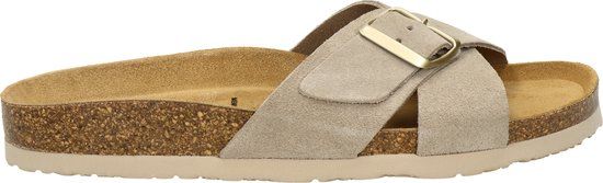 Nelson dames slipper - Taupe - Maat 37