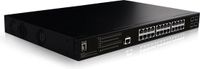 LevelOne GEP-2861 L2 Managed Gigabit PoE-switch met 28 poorten, 4 x Gigabit SFP, 24 PoE-uitgangen, 390 W PoE-budget