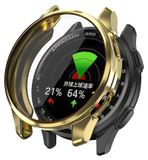 Wigento Garmin Beschermhoes van TPU met volledige dekking, verguld, voor de Garmin Approach S50 smartwatch
