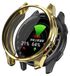 Wigento Garmin Beschermhoes van TPU met volledige dekking, verguld, voor de Garmin Approach S50 smartwatch