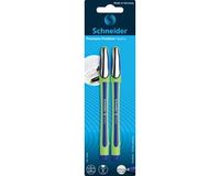 Schneider Schrijfwaren Schneider Xpress Fineliner - 0.8mm - Blauw - 2 Stuks