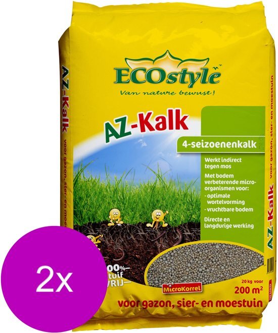 ECOSTYLE Az-Kalk 200 m2 - Kalk - 2 x 20 kg