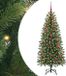 vidaXL Sapin de Noël artificiel vert 150 cm PE et PVC
