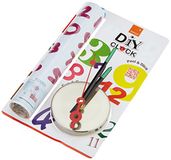 Walplus - Muurtattoo in klok design decor wandklok sticker bloemenpatroon