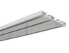 Gardinia Aluminium gordijnrail 3-loops wit 150 cm