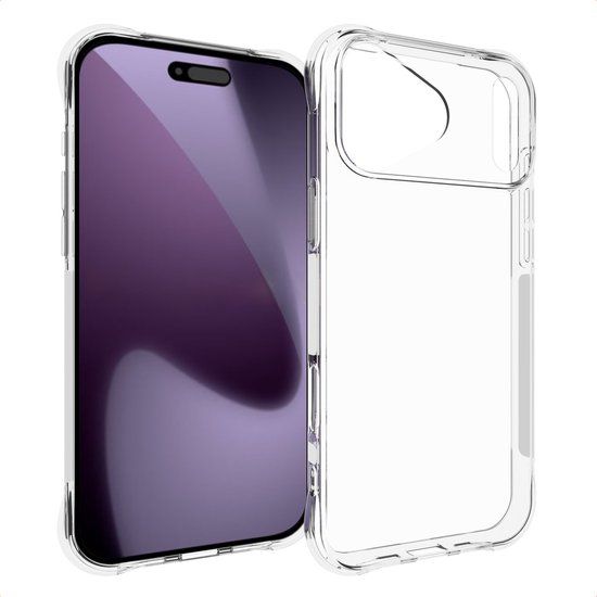 imoshion Hoesje - Geschikt voor Apple iPhone 17 Pro Max - Shockproof Case - Transparant
