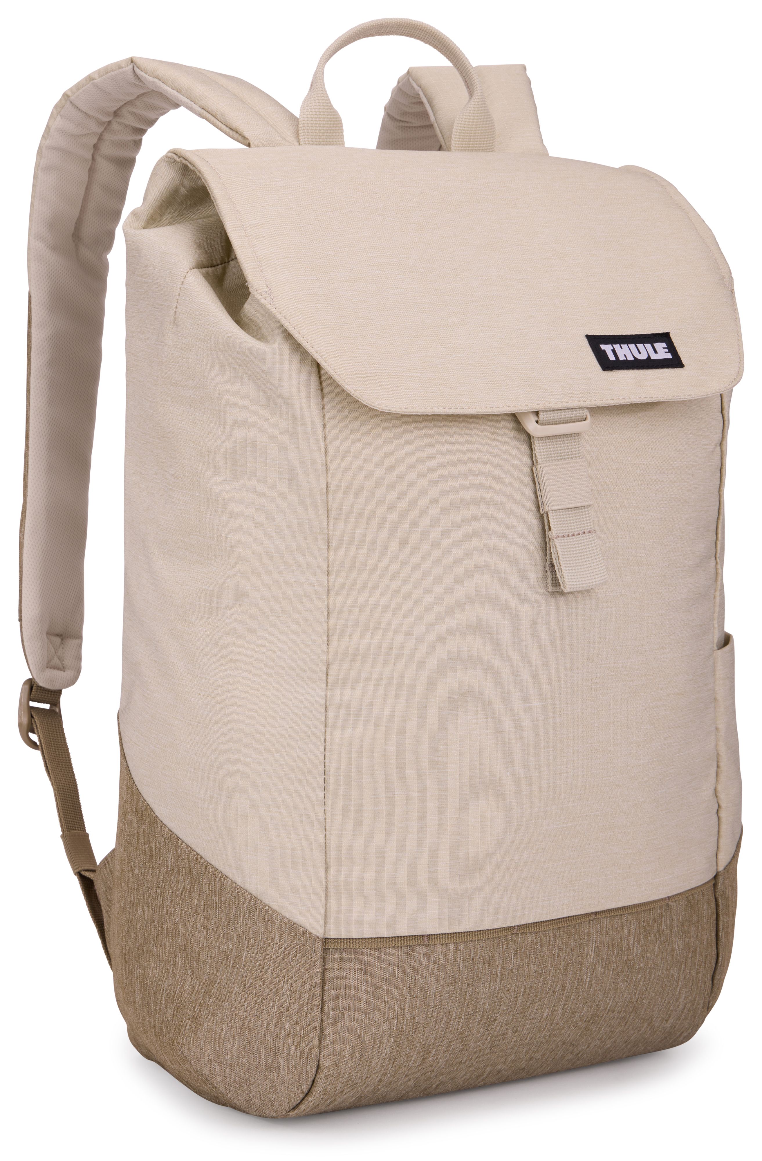 Thule Lithos TLBP213 Pelican Rugzak - Casual Backpack - Brown, Crème - 16" Laptop Compartment