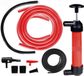 Lumehelbed Handels GmbH Pompe manuelle polyvalente pour transfert de carburant - Tuyau de siphon de 15" Pompe portable pour eau et essence