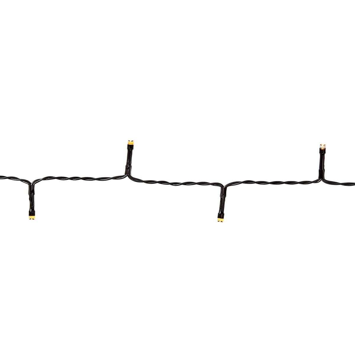 Nedis - LED String Lights - 96 LEDs - Warm White - 7.2m - Indoor/Outdoor - Battery Powered