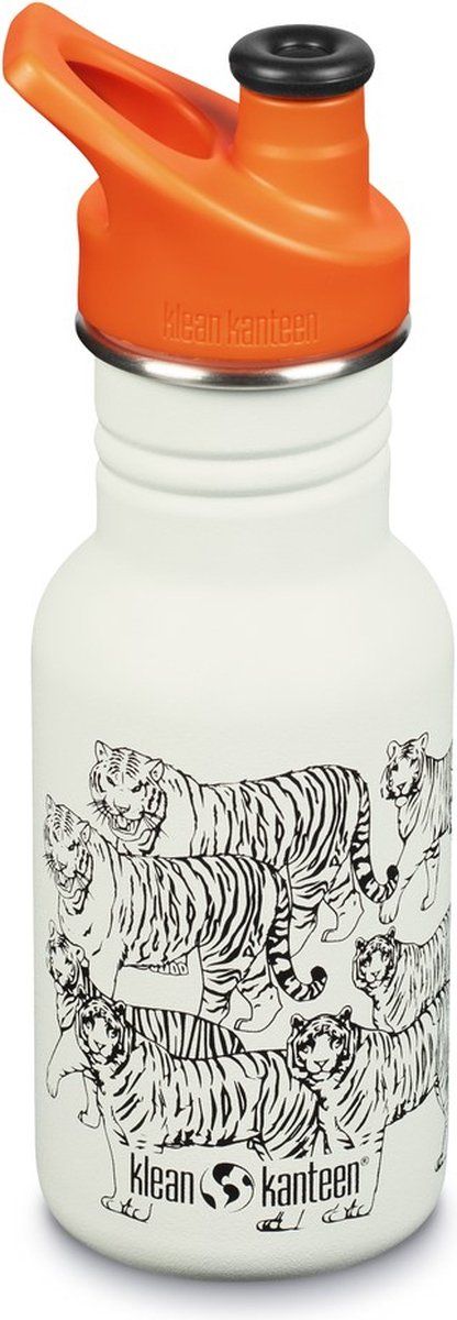Klean Kanteen Kid Kanteen Classic Narrow 355ml Drinkfles - Tijger