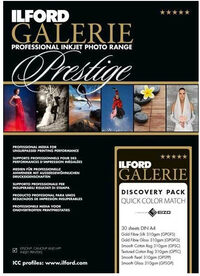 Ilford Galerie Prestige Discovery Pack Quick Color Match A4 30 vel