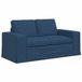 vidaXL Bank Blauw Stof 162 x 80 x 82 cm