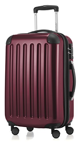 Hauptstadtkoffer - Alex - 4 dubbele wielen handbagage hardshell uitbreidbare koffer 55 cm trolley, TSA, bordeaux