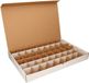 Shoppartners Sorteerdoos - 54 vakjes - Karton - Wit - 54 x 32 cm