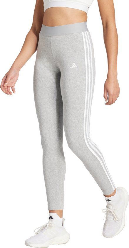 adidas Sportswear LOUNGEWEAR Essentials 3-Stripes Legging - Grijs - Dames - XS