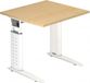 hjh OFFICE PRO Unda 8 W - Esdoorn - Panneau de particules mélaminé
