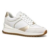 GEOX DESYA DAMES Sneakers - WIT/LICHTGOUD - Maat 39
