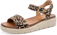 Tamaris - Dames - Sandalen met hak - Luipaard - Maat 39