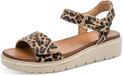 Tamaris - Dames - Sandalen met hak - Luipaard - Maat 39