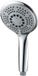 GRIFEMA Douchekop Hogedruk - Waterbesparende Regendouche XXL (diameter 120 mm) met 5 Straalsoorten, Handdouche & Douchekopdouche, Chroom, Gemakkelijk Schoon te Maken, G803
