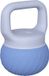SPORTNOW Kettlebell - Plastique, couleur sable métallique - 24 x 24 x 32 cm - Bleu