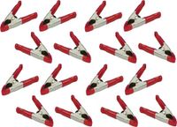 Doratex Serre-clips/ressort-clips - 20x - acier - 5 cm - mini serre-clips