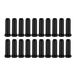 cyclingcolors 20 stuks bowdenkabel remkabel eindkappen eindhulzen derailleurkabel schakelkabel remkabel fiets reserveonderdelen, zwart