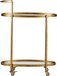 BePureHome Push Trolley - Antique Brass - 86x67x35 cm